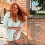Eva Kramerová Instagram – 🐍Ak po tejto fotke nebooknem nejakú veľkú reklamu na vlasy tak už nikdy😀😭🌟💁🏼‍♀️💸 @mighty_maiky  @sanctuary_by_mario #hair#ginger#newlook#wella