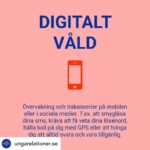 Eva Röse Instagram - Posted @withregram • @ungarelationer.se Idag börjar En vecka fri från våld, ett initiativ från @unizonjourer och @organisationen_man för att uppmärksamma mäns våld mot kvinnor och våld i relationer – ett av våra största samhällsproblem. Mäns våld mot kvinnor börjar med killars våld mot tjejer, och våld i ungas relationer är precis lika stort och allvarligt som våld i vuxnas relationer. Trots det är det många som saknar kunskap om ämnet. En av de viktigaste sakerna vi kan göra för att förebygga våldet är därför att lära oss mer om hur våld kan se ut – för våld är mer än bara slag och sparkar. Att förstå vad som räknas som våld är viktigt både för den som utsätts och i det förebyggande arbetet mot våld. Under En vecka fri från våld är det många som uppmärksammar och delar viktig information, vilket är ett jättebra tillfälle att lära sig mer om våld och sprida kunskapen vidare. Tillsammans kan vi hjälpas åt att förebygga våld i ungas relationer! 💪 På ungarelationer.se kan du läsa mer om olika typer av våld, lära dig om varningstecken och om vad som är en bra relation. I chatten finns vi för dig som utsätts för våld, utsätter någon annan eller är kompis till någon som blir utsatt/utsätter någon. Chatten har öppet varje kväll mellan kl. 20-22. ❤️