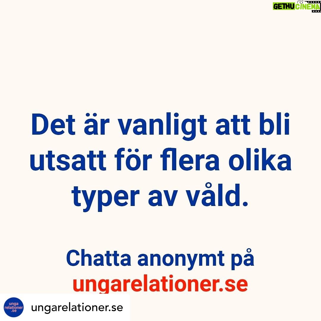Eva Röse Instagram - Posted @withregram • @ungarelationer.se Idag börjar En vecka fri från våld, ett initiativ från @unizonjourer och @organisationen_man för att uppmärksamma mäns våld mot kvinnor och våld i relationer – ett av våra största samhällsproblem. Mäns våld mot kvinnor börjar med killars våld mot tjejer, och våld i ungas relationer är precis lika stort och allvarligt som våld i vuxnas relationer. Trots det är det många som saknar kunskap om ämnet. En av de viktigaste sakerna vi kan göra för att förebygga våldet är därför att lära oss mer om hur våld kan se ut – för våld är mer än bara slag och sparkar. Att förstå vad som räknas som våld är viktigt både för den som utsätts och i det förebyggande arbetet mot våld. Under En vecka fri från våld är det många som uppmärksammar och delar viktig information, vilket är ett jättebra tillfälle att lära sig mer om våld och sprida kunskapen vidare. Tillsammans kan vi hjälpas åt att förebygga våld i ungas relationer! 💪 På ungarelationer.se kan du läsa mer om olika typer av våld, lära dig om varningstecken och om vad som är en bra relation. I chatten finns vi för dig som utsätts för våld, utsätter någon annan eller är kompis till någon som blir utsatt/utsätter någon. Chatten har öppet varje kväll mellan kl. 20-22. ❤️