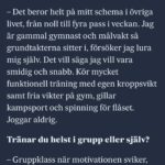 Eva Röse Instagram – Stay focused. Delar lite träningstips till alla som egentligen inte orkar.
Bästa tipset är som vanligt att gå ut om ni kan. För er som är sjuka,skadade eller just nu oförmögna. Håll ut. Tappa inte inte hoppet. Syrenerna blommar och ibland får det vara gott så. Heja alla som kämpar. @svenskadagbladet  foto: @jstenrsn #mäktet