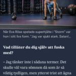 Eva Röse Instagram – Stay focused. Delar lite träningstips till alla som egentligen inte orkar.
Bästa tipset är som vanligt att gå ut om ni kan. För er som är sjuka,skadade eller just nu oförmögna. Håll ut. Tappa inte inte hoppet. Syrenerna blommar och ibland får det vara gott så. Heja alla som kämpar. @svenskadagbladet  foto: @jstenrsn #mäktet