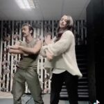 Evagelia Siriopoulou Instagram - Παρασκευούλα ζάχαρη παρασκευούλα μέλι… καλό μήνα!!! Με τον παρτενέρ μου @agisilaos.mikelatos