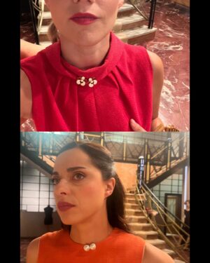Evagelia Siriopoulou Instagram - Μερικοί λόγοι για τους οποίους δε χρειάζεται αμφισβήτηση ότι Μιράντα και Αμαλία είναι μητέρα και κόρη.
#paradeisos_alphatv