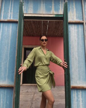 Evagelia Siriopoulou Instagram - 💚

#evageliasiriopoulou #actress #fashionstyle