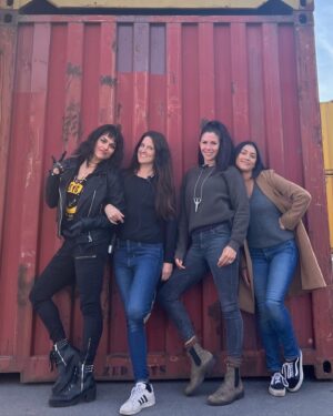 Eve Harlow Instagram - 🙏 @stygoc for the shirt ellen dies in

🙏 @kaylabrookeirwin and @kelsipadula for basically being on set moms

🙏 @phoenixraei for being a supportive and hilarious scene partner (with a real love for grass)

🙏 @gaelmackie for falling to my death on my behalf (STUNT DOUBLES ARE THE COOLEST HUMANS)

🙏 entire camera crew and stunt team for making me look like i can drive (i, eve harlow, do not have a license🫣)

@van_danny_choi might be the sweetest human on the whole planet 

aaaaand @lucianebuchanan …❤️❤️❤️

a lotta wonderful folks part of making @netflix night agent🫶