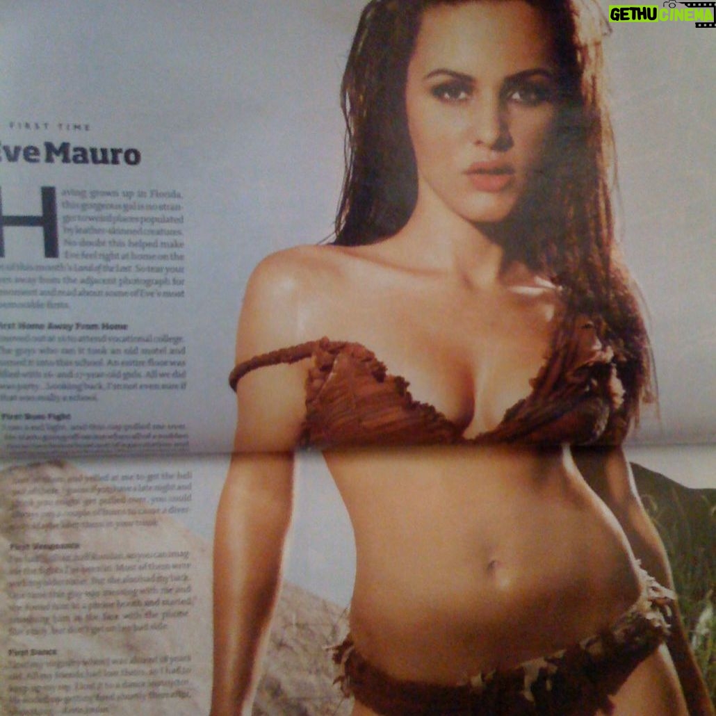 Eve Mauro - 2.1K Likes - Here’s a lil throwback to when I was the centerfold for Maxim Magazines Top 100 issue. #BecauseWhyTheFuckNot #maximmagazine #maximtop100 #NotDeadYet