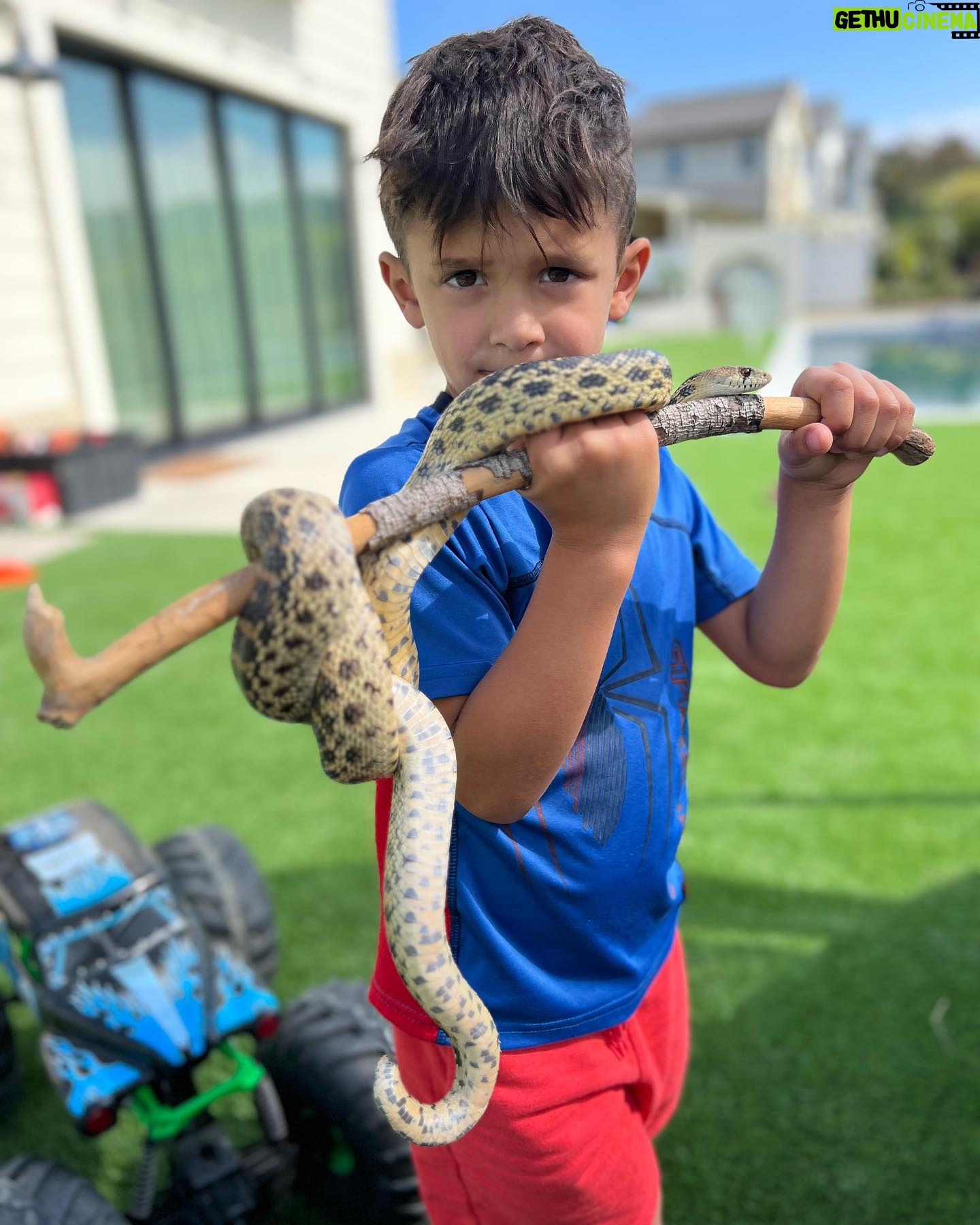 Eve Torres Instagram - My youngest boy is Five! Renson, you are sweet, brave, curious, adventurous, animated, snuggly, funny, and kind. You make our family complete! I love watching you experience the world around you, and I learn SO MUCH from you! I love you Renson Gracie!!