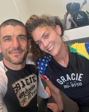 Eve Torres Instagram - Another year loving you, admiring you, and choking you. @renergracie 

16 years ago today I met you and jiu-jitsu on the same time (thanks to @vicgracie) and we’ve been in a love triangle ever since. 😘