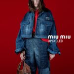 Ever Anderson Instagram - Miu Miu introduces its fourth limited edition Miu Miu Upcycled collection.♥️ Born in 2020 and devised to uphold the precious nature of vintage clothing and encourage circular design practice, Miu Miu Upcycled tells the stories of clothes and the people who have worn them in the past. Featuring @EverAnderson. Photographed by @Jet.Swan. Creative direction @EdwardQuarmby. Styled by @LottaVolkova. Booking: @chrissbrenner #MiuMiuUpcycled #ad