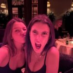 Ever Anderson Instagram - life dump 💛✨ so blessed to get to hang out with the most awesome people ✨ also let’s talk about how good me and aubs are at mewing hello???