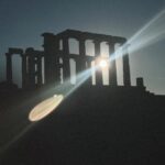 Evgenia Samara Instagram - [14/366•2024]* _________________ Στο ναό του θεού της θάλασσας με ηλιοβασίλεμα. Ενεργειακή Κυριακούλα ΤΣΕΚ #naostouposidona #sounio