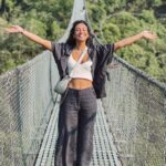 Evgenia Samara Instagram - [121/366•2024]* _________________ Meet me on the other side… Exploring Nepal day 3 #nagarkot #suspensionbridge