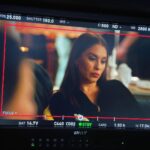 Evrim Alasya Instagram - @eylemoguzzz gözü🖤 #kızılcıkşerbeti #kıvılcım #backstage #set