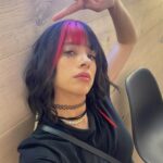 Fátima Molina Instagram - #tbt aquellos días de mecha roja 🧲🎬