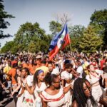 Fabienne Colas Instagram - #Exciting, folks!!! Le 17e @festivalhaitienfolie - présenté par @td_canada - est en cours jusqu'au 30 juillet 2023 à #Montréal! Venez stimuler "tous vos sens" et partir à la découverte d'une autre culture, en plein coeur de Montréal... Quelques incontournables: - MERCREDI 26 & JEUDI 27 JUILLET 5@7 Haiti en Folie avec Djs, Wesli etc - dès 17h - Entrée libre: Jardins Gamelin à Montréal (Coin Sainte-Catherine et St-Hubert). - VENDREDI 28 JUILLET - 18h - Théâtre Outremont Film FREDA, de Gessica Geneus | Billets: www.HaitiEnFolie.com - SAMEDI 29 JUILLET . 16h: Défilé Rara - Départ Parc des Compagnon (coin Mont-Royal/Cartier) - Entrée libre . Midi à 23h: Plusieurs artistes BIC & Admiral T. Y compris: Ateliers, foire culinaire présentée par la SAQ, Foire du livre, artisanat... - DIMANCHE 30 JUILLET 11AM à 23h: Plusieurs artistes Emeline Michel (en clôture). Y compris: Ateliers, foire culinaire présentée par la SAQ, Foire du livre, artisanat... Programmation complète: www.HaitiEnFolie.com #HEF23 Un évènement créé par la Fondation Fabienne Colas Foundation #HaitiEnFolie #HaitianCuisine #haitianartist #HaitianMusic #HaitianFood #CultureHaitienne #caribbeanmusic #caribbeanfood #festival #ete #festivalete #montrealevents #eventsmtl #summerfestival #bayo #noula #hmi #konpa #compa