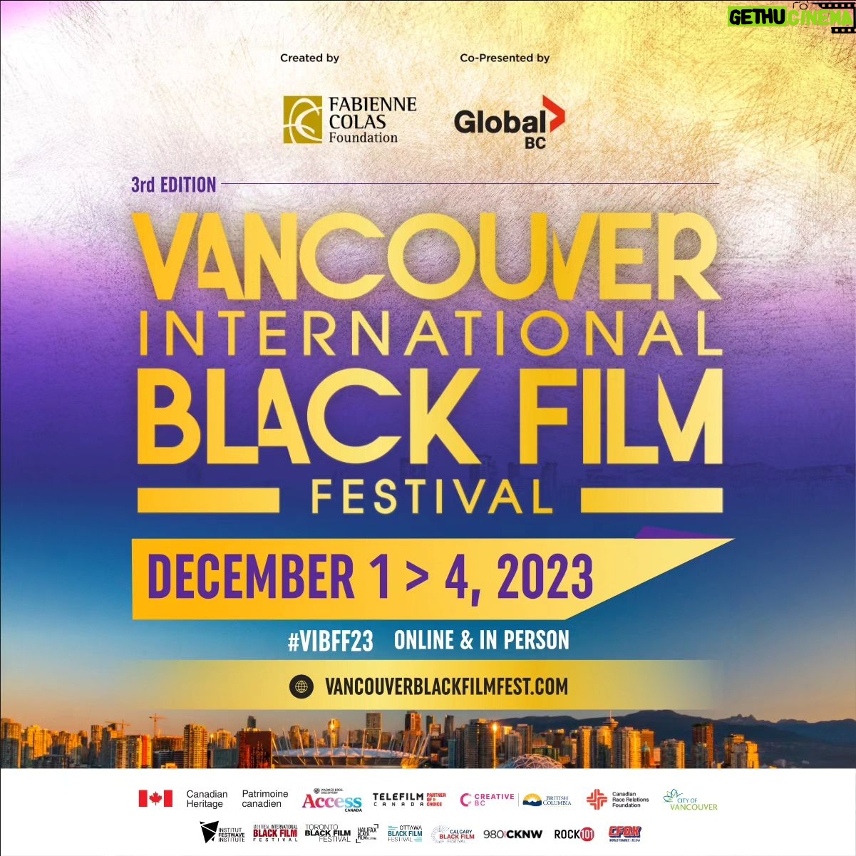 Fabienne Colas Instagram - That vibe!!! That was last year at the @vancouverblackfilmfest! Cannot wait to attend the 3rd edition opening this Friday, Dec 1st at VIFF Vancity Theatre!!! You don't want to miss this: online or in person! www.VancouverBlackFilmFest.com #VIBFF23 #Vancouver #Filmfestival #festival #vancouverevents #eventvancouver #BlackCulture #Blackfilm #Diversity #inclusion #DiversitySupporter #support