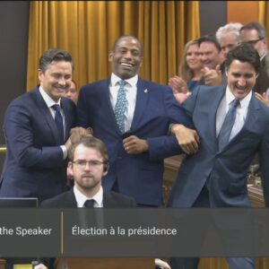 Fabienne Colas Instagram - Congratulations Hon. Greg Fergus for making history today as the first Black Canadian Speaker of the House of Commons! You make so many people proud 👏. #parl #polcan #BlackExcellence

Félicitations à l'hon. député Greg Fergus qui passe à l'histoire aujourd'hui en devenant le premier Canadien noir à occuper la fonction de président du parlement canadien. Vous rendez fiers tellement de gens 👏.
