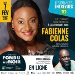 Fabienne Colas Instagram – Découvrez 6 faits sur @fabienne_colas, une femme exceptionnelle aux multiples talents et réalisations! 

🥳 Elle a créé et gère 12 festivals à succès à travers le monde, accueillant des icônes telles que Harry Belafonte, @officialspikelee , et @omarsyofficial 

🥇 En 2015, elle a reçu la Médaille de l’Assemblée nationale du Québec pour son leadership et sa contribution à la lutte contre le racisme et la discrimination.

🎬 À travers la @fabiennecolasfoundation, elle soutient, donne des bourses et promeut des films et artistes indépendants, faisant briller des talents qui seraient autrement restés invisibles. 

🎭 Fabienne a été nommée Personnalité de l’Année Culture 2018 par le Journal @lp_lapresse 

🎓 Fabienne est la PDG de Zara Productions Inc.

🏆 Elle est lauréate du Prix 2019 top 100 des Femmes les plus Influentes au Canada

Vous souhaitez en découvrir plus sur son parcours? Ne manquez pas l’opportunité exclusive de plonger davantage dans l’univers captivant de Fabienne Colas lors d’une entrevue en ligne animée par @cyekwalla 

Cet événement marquera l’ouverture du Festival Fondu au Noir le mercredi 7 février.🔥

ℹ️ LIEN EN BIO pour plus d’infos!