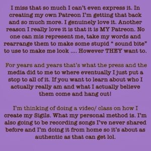 Fairuza Balk Instagram - Patreon link in bio see you there!!
