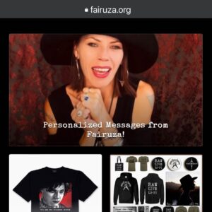 Fairuza Balk Instagram - Limited Nancy Merch & personalized video requests now in the store! XF 
.
🔗in bio