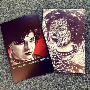 Fairuza Balk Instagram - Ciao my dears

Quick note to say Hello!!
I’m a folding, I’m a signing, Imma packaging and Imma posting like a little troupe of elves all in one big female package! In fact I was trying a little too hard to get these lovely things out to you quickly. I thank you for your wonderful patience and for your understanding that I’m going as fast as humanly possible. I am about 1/2 way through!! Pretty miraculous actually. I did not expect so many orders and am thrilled on the whole. I do understand why folks hire people to handle these kinds of numbers. That said l, thank you for your lovely notes and emails of thanks ♥️You are my people, of my ilk and I LOVE YOU SO MUCH.
I know this may sound silly to some but with every single order I take a minute and I hold it and I send you my love, protection and ask the universe to bless each and every single one of you. My wee way of sending you a hug through the ether. Energy travels. Scientific fact.
I don’t need to explain that to you, you’re well aware. Ok, back to my orders and the making of such.
MUAH!!!
Xoxo
F