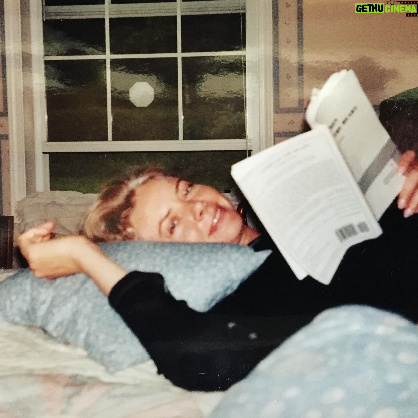 Faith Ford - 2.1K Likes - Found this in the archives. Post Murphy Brown. I was home visiting Mama & Daddy, but I also had to put in some study time. Note the play, “Crimes of the Heart” by Beth Henley. It was the one & only time I got to work with Garry Marshall & I wanted to get these wonderful words planted in my head. As you can see when you swipe left, it goes from day to night. Ha! I think this is the only record (📷 by @campionmurphy) I have of my favorite place to work/study! What you don’t see is that every time Campion came to check in on me, he also brought a refill of water, coffee or tea. This tradition still continues on to this day!☕️ I mean…♥️ #flashbackfriday #goodman #grateful
