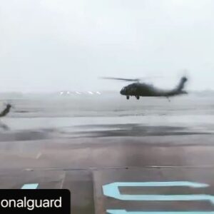 Faith Ford Instagram - Thanks to the Louisiana National Guard for your service to the people of Southeast Louisiana.🙏🏼♥️🇺🇸💙 #hurricaneida #Repost @lanationalguard with @make_repost
・・・
This morning UH-60 Black Hawks takeoff from Hammond Airport to begin search and rescue missions during the aftermath of from Hurricane #Ida. #ProtectWhatMatters