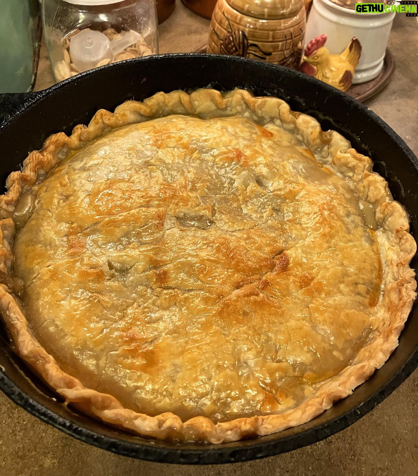 Faith Ford - 1.8K Likes - Happy Homemade Chicken pot pie fresh out of the oven New Years Eve to all y’all!🎉♥️🎉🎉🎉🎉 #happynewyear2024