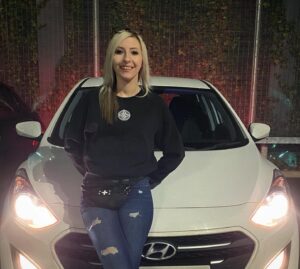 Fallon Sherrock Instagram - Can’t wait to travel to darts next year in @priduce 
Thanks so much for the awesome jumper & bag 🥰🎯