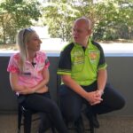Fallon Sherrock Instagram - Lots of media done yesterday was good fun with @MvG180 @officialpdc