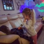 Fallon Sherrock Instagram - When life throws challenges your way that knocks you down, I always have my best friend @harriieteve by my side. Our minis are so cute 🥰 playing doctors together, best friends already ... this photo says a thousand words 💕 soo cute #halloween #bffs❤️