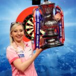 Fallon Sherrock Instagram - So happy and proud to be the first name on this incredible trophy. To play here and win here is the best feeling. Thank you @officialpdc for believing in us ladies and giving us the opportunity to play. Thank you for all the support today.