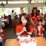 Fann Wong Instagram - Spreading love and joy at our yearly charity event in Ang Mo Kio, surrounded by 150 wonderful old folks who fill our hearts with warmth and smiles. 🌟 A heartfelt thank you to my amazing @fannaticfannclub for tirelessly arranging and making this charity event possible year after year. Your dedication and support make all the difference. And a special shoutout to my loving hubby and son Zed for joining forces with me before my hubby’s upcoming trip to Taipei. Your help and presence mean the world to me. 💕 Big thanks to the talented Zed for bringing the mesmerizing blue lion to life with your incredible lion dance performance - truly the highlight of the event! And a special shoutout to Jack for adding that extra flair as the lion tail. Your skills and dedication made the day unforgettable. 🦁🌟 👏🏻👏🏻👏🏻 Grateful for the generous support of our friends who joined us at the charity event. Your participation truly makes a big difference and fills our hearts with gratitude. Thank you for being a part of this meaningful cause! 🙏💖 @aiainbaby @fannaticfannclub @cgppersonnel 🙏🙏🙏 Thank you for bringing smiles and warmth to our elders❤️ @bakershearts @zachleong Thank you for being so generous and kind year after year ❤️ @friendsofclassic Thanks for allowing the elders to arrive in style 🤩 Special Thanks to AMKSS SOCIAL MOVE 谢谢妈妈，大姐和大姐夫❤️❤️❤️ @wwfann @lloydkiang P/S Ice cream anyone ?