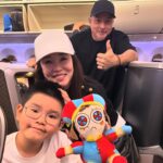 Fann Wong Instagram - Stepping into the New Year hand in hand ❤️ Here’s to a night of reflection, gratitude and anticipation💋🥳 Counting down in the air @aiainbaby Cheers to 2024 Here’s to a year filled with laughter, adventure and dreams coming true. wishing you all a Happy New Year , a great 2024🥳🥳🥳
