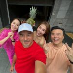 Fann Wong Instagram - 初六 开工拜拜 愿一年顺风顺水❤️ @catwalkasia @cheekymiang @aiainbaby @fredodedoo @iamdawnyeoh @huiqinggg @catwalktaiwan