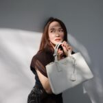 Fann Wong Instagram – I choose to shine in white 🤍

#PradaGalleria