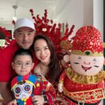 Fann Wong Instagram - 新年快乐🧧愿你的新年充满了喜悦和成功，愿你的梦想在新的一年里得以实现。愿你心中充满了爱和温暖，生活充满了快乐和幸福🎉🎊✨ @aiainbaby