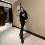 Fann Wong Instagram - Day 2 in Beijing ❤️ 💪🏻💪🏻💪🏻 我又来了，猜猜我来做什么？❤️ 晚安😴 明天继续奋斗💪🏻