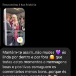 Fanny Rodrigues Instagram - A Odete, hoje não imagina o bem que me fez. O abraço dela carregou-me o coração. A alma e deu-me esperança. A Odete chegou hoje ao aeroporto de Lisboa às 8:30 (veio de Paris), alugou um carro e veio até Ansião, para me conhecer pessoalmente. Já o tinha tentado fazer antes, mas não conseguiu. (Eu acho é que Deus realmente sabe o que faz). Esteve comigo, abraçou-me e disse que me ama como se eu fosse filha dela. Entre outras palavras de conforto. Secou-me as lágrimas. Foi amparo, no meio da minha fragilidade. Esteve ali comigo. E foi embora porque tinha de voltar ao aeroporto, para regressar a Paris. Tudo no mesmo dia!!! Não existem palavras para descrever a Odete. O “esforço” que fez para me dar amor e colo. Nunca, mas nunca me esquecerei. O Amor. É isto! O amor, está refletido na Odete. E hoje, conseguiu fazer com que ele se refletisse em mim. A todas as “Odetes”, do País e do Mundo que espalham amor, o meu muito obrigada 🙏🏼🤍