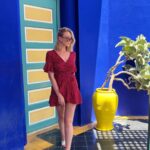 Fanny Salvat Instagram - Bleu majorelle 💙 #maroc #marrakech