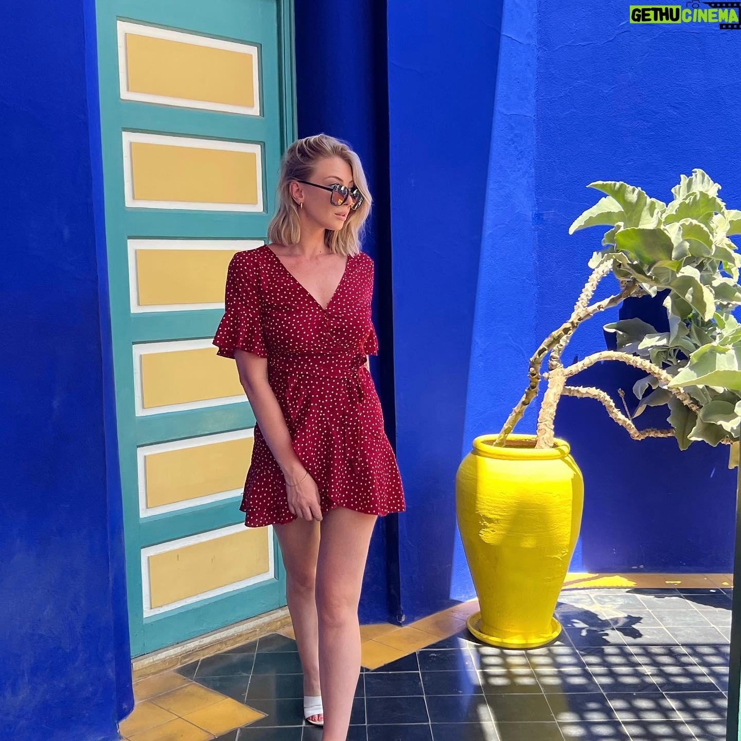 Fanny Salvat Instagram - Bleu majorelle 💙 #maroc #marrakech