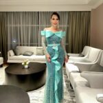 Farahdhiya Instagram - I chose turquoise for last night’s performance 🩵