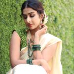 Farnaz Shetty Instagram - 🕊☘️ . . . . . . . . . . . . #grace #saree #woman #language #telugu #kerala #whitesaree #saree #pure #divine #song #tollywood #tollywoodactress #instagood #instagram #instadaily #instalike #flower #photography #green #positive #love #like #foryou #lifestyle #indianwear #indianbeauty #beauty #india #tradition #culture