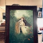 Farnaz Shetty Instagram – “Oil on Canvas “ 
Love and Fantasy
.
Tried my hands on oil colours for the first time 
I think by far it’s one of the best medium 
.
.
.
.
.
.
Recreated this art 
Not for sale 
Only for passion ⚛️
.
.
.
.
.
.
.
.
.
.
#recreate #oilpainting #oiloncanvas #practice #lovers #divine #excellence #paintings #paintingoftheday #paint #vintage #frame #artwork #artistsoninstagram #art #passion #proffession #persueyourpassion #colours #warmcolours #coolcolours #richcolor