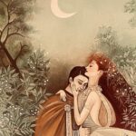 Farnaz Shetty Instagram – “Oil on Canvas “ 
Love and Fantasy
.
Tried my hands on oil colours for the first time 
I think by far it’s one of the best medium 
.
.
.
.
.
.
Recreated this art 
Not for sale 
Only for passion ⚛️
.
.
.
.
.
.
.
.
.
.
#recreate #oilpainting #oiloncanvas #practice #lovers #divine #excellence #paintings #paintingoftheday #paint #vintage #frame #artwork #artistsoninstagram #art #passion #proffession #persueyourpassion #colours #warmcolours #coolcolours #richcolor