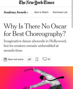 Fatima Robinson Instagram - Great conversation in the Sunday Times this morning about dance in film and how beautifully it helps to elevate and move story forward while bringing joy and excitement. As we see categories like casting and stunts being welcomed into the conversation about creativity, it’s time choreographers we’re invited to the table as well. @nytimes @nytstyle