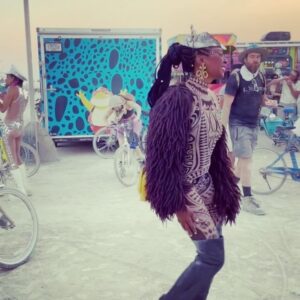 Fatima Robinson Instagram - To be able to be childlike, free, and connected to the most like minded people you will ever meet. What a fun time hanging with some of my favorite people on the playa. Love my Tribe
@seebarila @bryndian28 @hismajestyjudahisvaran @browne.andrews @verniceflygirlarmour @slightlybougie @dreeemy @timogranzotti