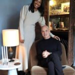 Fatima Robinson Instagram - So proud of this wonderful, talented, special man father and husband. @jeremiahbrent for including me in your incredible book. The way you capture not only our homes…but our history….Ughhhhh……I’m so happy you are in my life. Thank you for opening up your beautiful home @mrstracyrobbins @brobtv My Tribe for life 🤎
