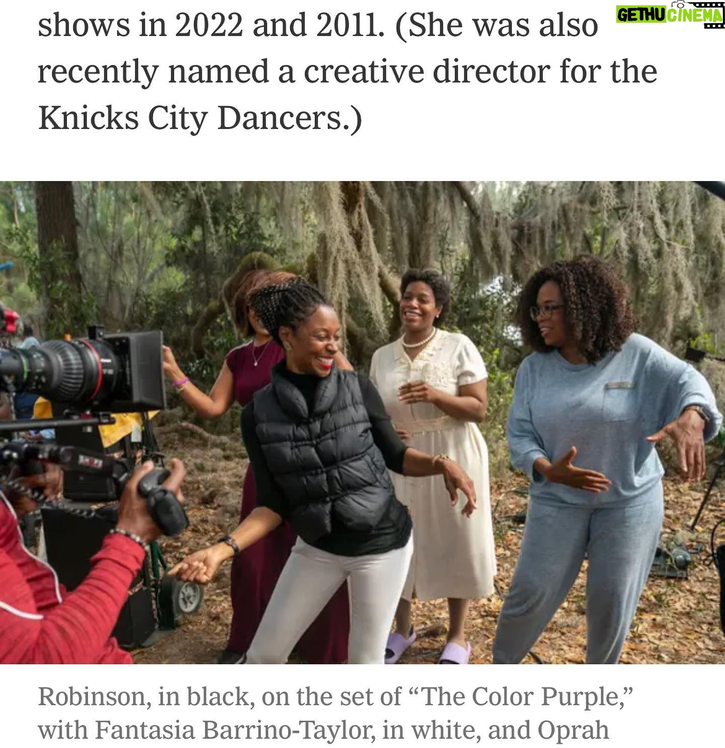 Fatima Robinson - 2.8K Likes - Thank you @nytimes for recognizing this movie and all the hard work that goes into what we do. You will do yourself a disservice by not seeing this film in the theaters and I can’t wait to watch it with my grandchildren one day 💜