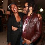 Fatima Robinson Instagram - Gang Gang @rodneyburns @lennykravitz @churchboutique